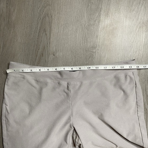 Eileen Fisher Pants Womens M Gray Stretch Crepe Straight Comfy Work Gym Casual - Picture 10 of 10